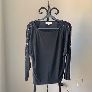 Michael Kors Studded Black Shirt